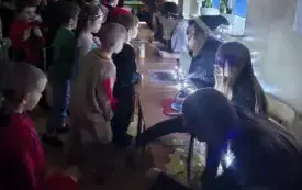 Zabawy andrzejkowe przedszkolak&oacute;w w Chybicach 73
