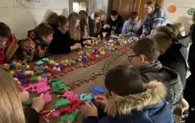 Innowacyjne mikołajki w PSP Jadowniki 19