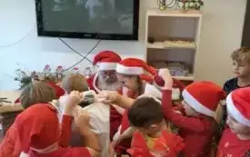 Mikołajki w świetlicy szkolnej- PSP w Chybicach 7