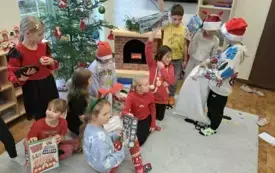 Mikołajki w świetlicy szkolnej- PSP w Chybicach 8