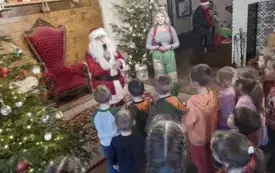 Wizyta w Wiosce Świętego Mikołaja w Bałtowie 32