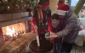 Wizyta w Wiosce Świętego Mikołaja w Bałtowie 35