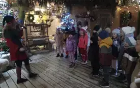 Wizyta w Wiosce Świętego Mikołaja w Bałtowie 39