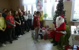 Mikołajkowe atrakcje w PSP w Godowie 5