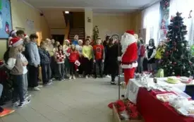 Mikołajkowe atrakcje w PSP w Godowie 8
