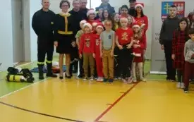Mikołajkowe atrakcje w PSP w Godowie 31