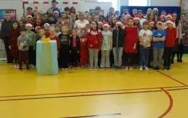 Mikołajkowe atrakcje w PSP w Godowie 32