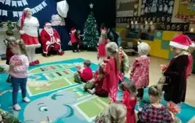 Mikołajki w przedszkolu w Chybicach 1