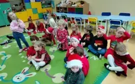 Mikołajki w przedszkolu w Chybicach 5