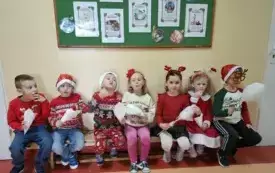 Mikołajki w przedszkolu w Chybicach 12