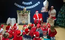Mikołajki w przedszkolu w Chybicach 25