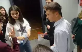Zabawa andrzejkowa w PSP w Łomnie 20