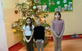 Podziękowania dla naszych uczni&oacute;w za piękne ozdoby na choinkę- PSP Chybice 4