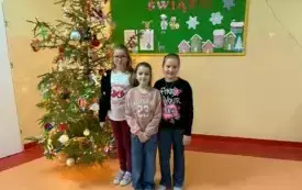 Podziękowania dla naszych uczni&oacute;w za piękne ozdoby na choinkę- PSP Chybice 7