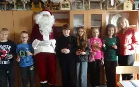 &bdquo;Ho Ho Ho &hellip; Czy są tu jakieś grzeczne dzieci?&rdquo; &ndash; Mikołaj w naszej  szkole. 4