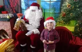 &bdquo;Ho Ho Ho &hellip; Czy są tu jakieś grzeczne dzieci?&rdquo; &ndash; Mikołaj w naszej  szkole. 11