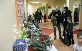 Konkurs i kiermasz świąteczny- PSP Chybice 10