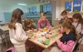 Świetlicowe przygotowania do Świąt Bożego Narodzenia- PSP Chybice 14