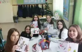 Projekt językowy eTwinning w PSP w Godowie - listy i świąteczne życzenia 2