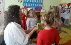 Spotkanie wigilijne w przedszkolu w Godowie 17