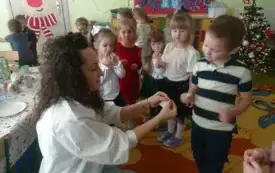 Spotkanie wigilijne w przedszkolu w Godowie 18