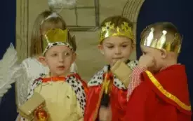 Przedszkolne jasełka w PSP w Godowie 9