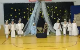 Przedszkolne jasełka w PSP w Godowie 28