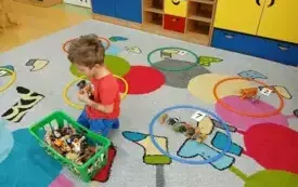 Popołudniowe zajęcia matematyczne  w przedszkolu w Chybicach 3
