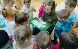 Spotkanie z leśnikiem w chybickim przedszkolu 2