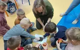 Spotkanie z leśnikiem w chybickim przedszkolu 27