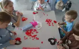 Walentynki w Świetlicy Szkolnej 52