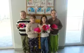 Walentynki w Świetlicy Szkolnej 55