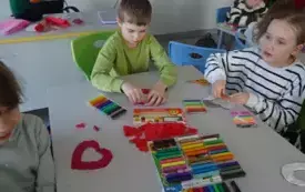 Walentynki w Świetlicy Szkolnej 57