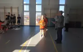 Turniej piłki koszykowej na hali w Jadownikach 5