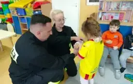 Spotkanie ze strażakami z Ochotniczej Straży Pożarnej w Nieczulicach 4