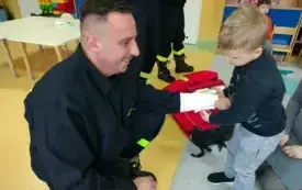 Spotkanie ze strażakami z Ochotniczej Straży Pożarnej w Nieczulicach 5