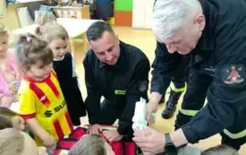 Spotkanie ze strażakami z Ochotniczej Straży Pożarnej w Nieczulicach 9