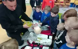 Spotkanie ze strażakami z Ochotniczej Straży Pożarnej w Nieczulicach 10