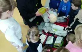 Spotkanie ze strażakami z Ochotniczej Straży Pożarnej w Nieczulicach 11