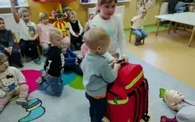 Spotkanie ze strażakami z Ochotniczej Straży Pożarnej w Nieczulicach 13
