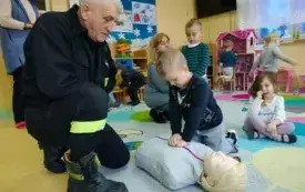 Spotkanie ze strażakami z Ochotniczej Straży Pożarnej w Nieczulicach 16