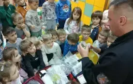 Spotkanie ze strażakami z Ochotniczej Straży Pożarnej w Nieczulicach 32