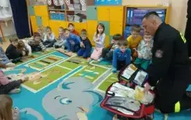 Spotkanie ze strażakami z Ochotniczej Straży Pożarnej w Nieczulicach 34