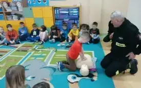 Spotkanie ze strażakami z Ochotniczej Straży Pożarnej w Nieczulicach 39