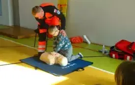 Wizyta Ratownika Medycznego w PSP w Godowie 5