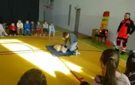 Wizyta Ratownika Medycznego w PSP w Godowie 13