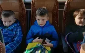 Wyjazd przedszkolak&oacute;w z Chybic do kina 20