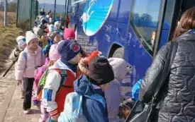 Wyjazd przedszkolak&oacute;w z Chybic do kina 27