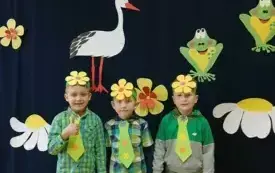 Przedszkolaki z Chybic witają wiosnę 16