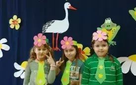 Przedszkolaki z Chybic witają wiosnę 17